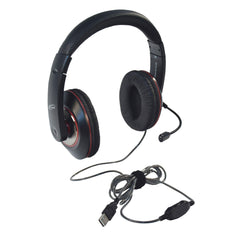 HEADSET DELUXE AMBIDEXTROUS - USB - BLACK - CALIFONE CALITUFF 2021MUSB - EACH