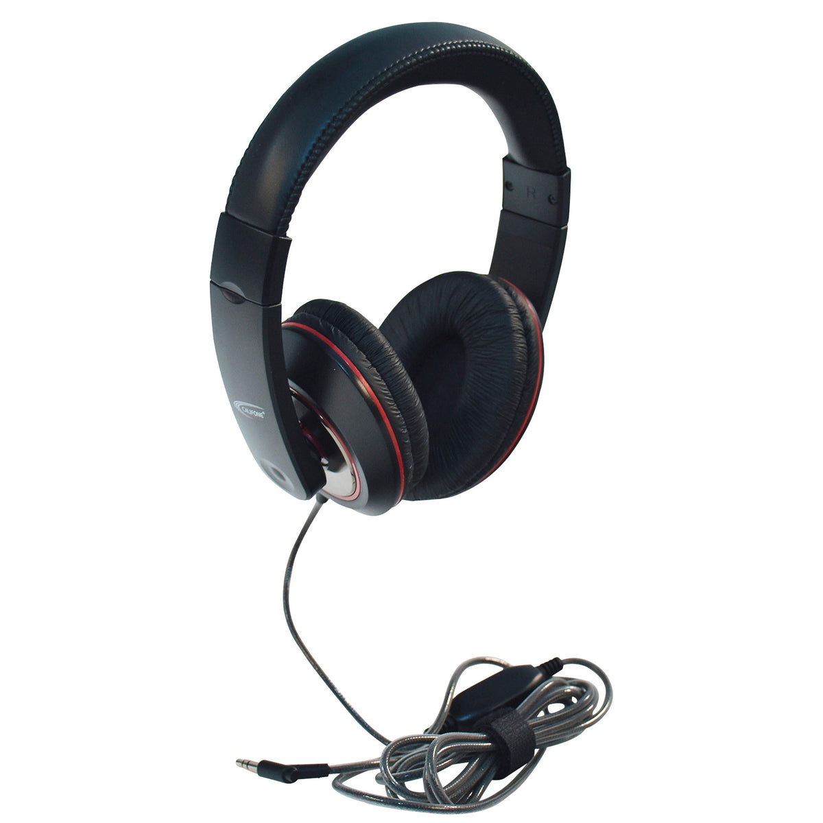 HEADPHONES DELUXE - 3.55MM - BLACK - CALIFONE CALITUFF 2021AV - EACH