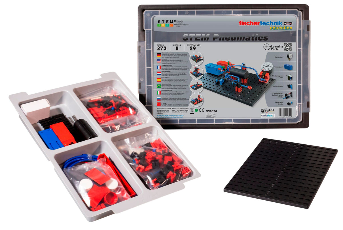FISCHERTECHNIK STEM KIT - PNEUMATICS