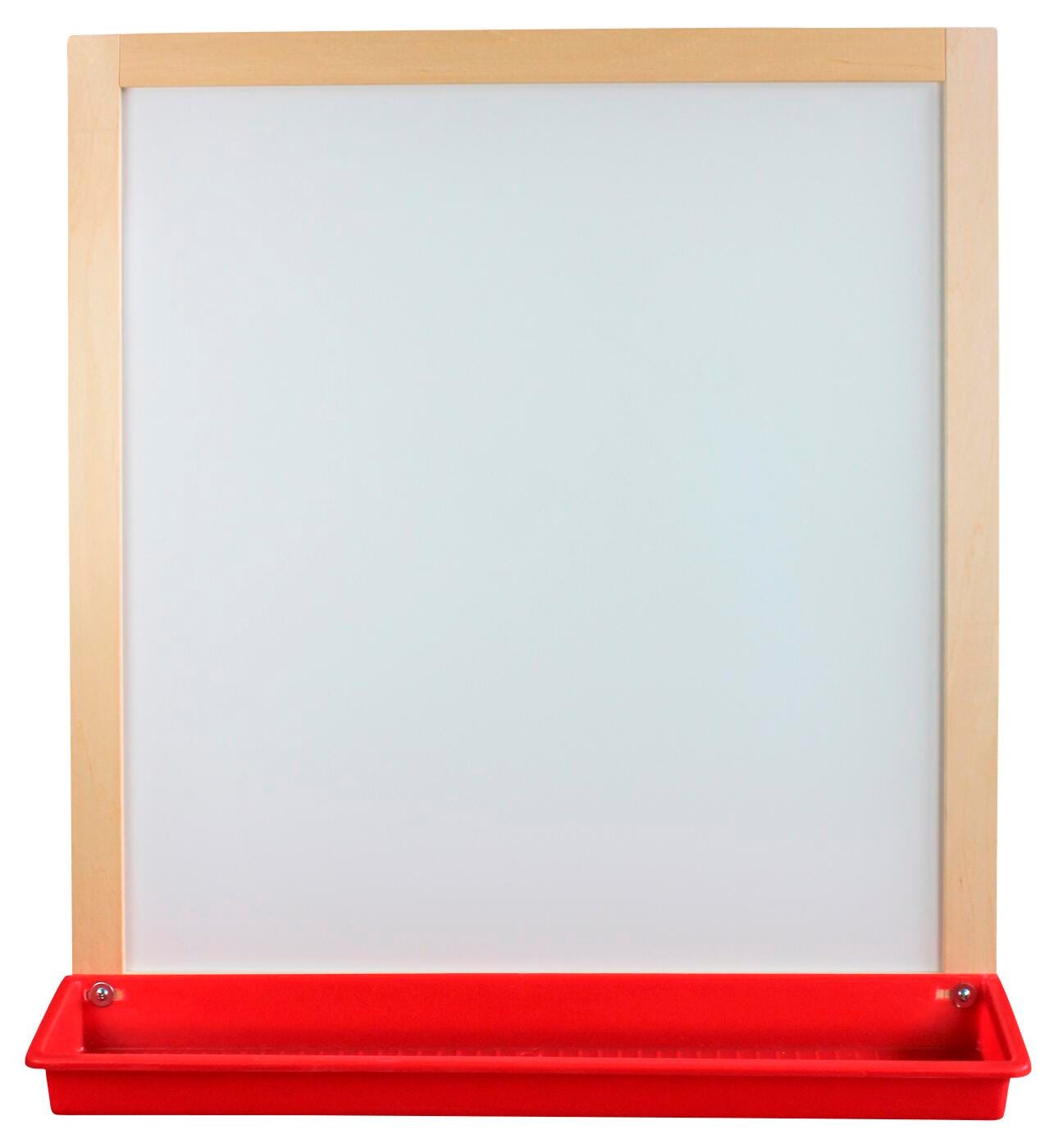 CRESTLINE MAGNETIC DRY ERASE WALL EASEL - 24 X 6 X 48 INCHES - HANGING HARDWARE/HOOKS