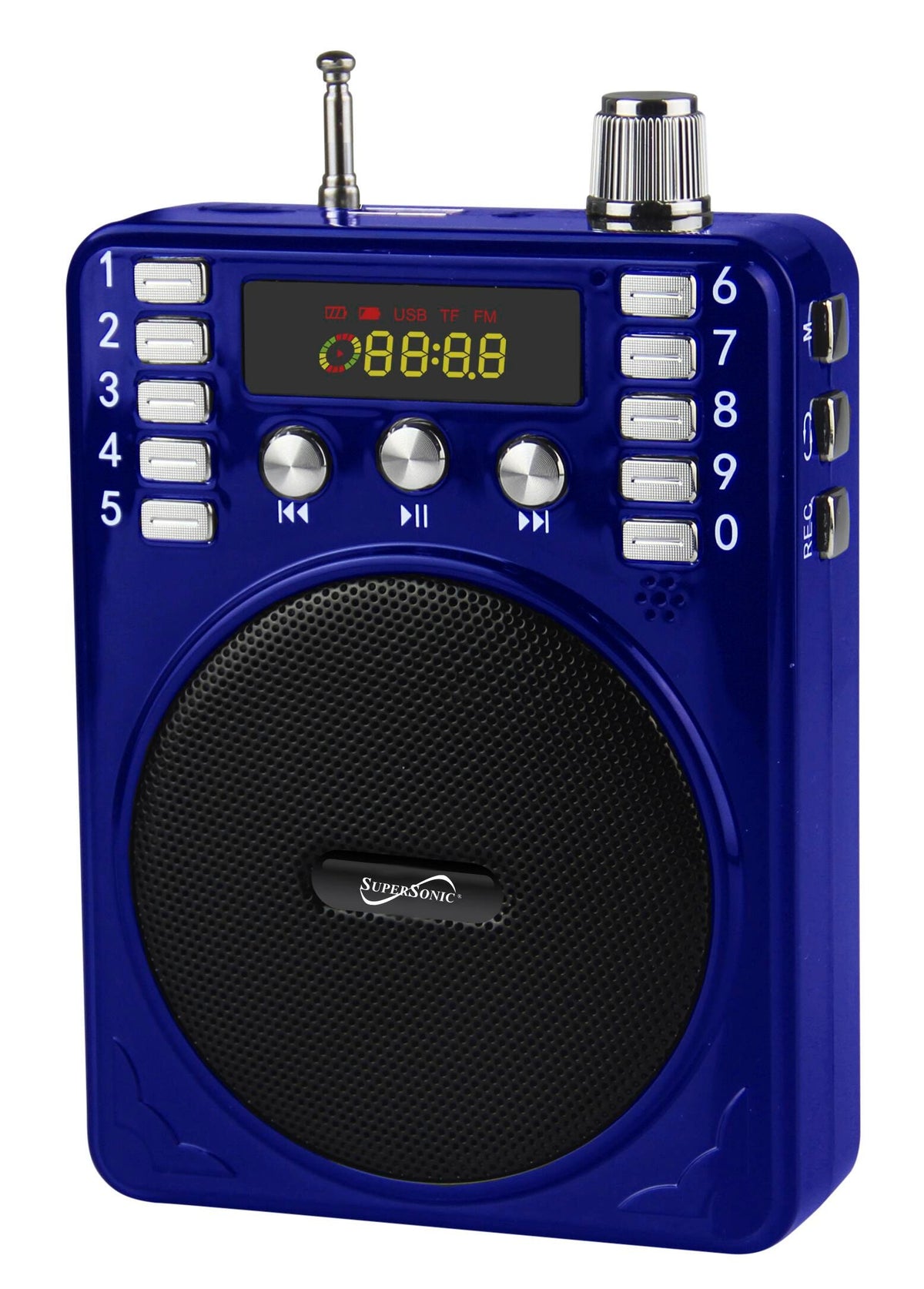PA SYSTEM PORTABLE BLUETOOTH BLUE - SUPERSONIC - SC-1443BT-BLUE