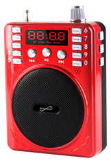 PA SYSTEM PORTABLE BLUETOOTH RED - SUPERSONIC - SC-1443BT-RED