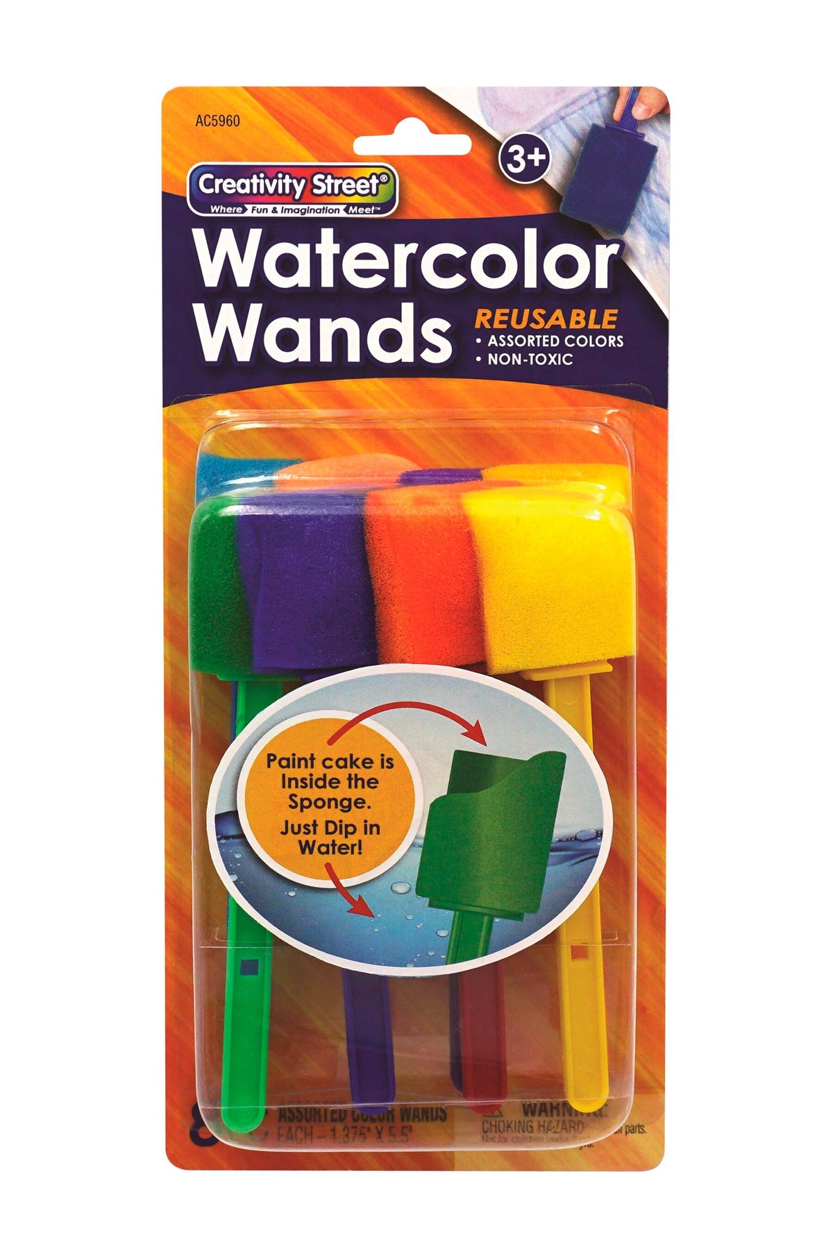 PAINT WATERCOLOR WANDS SET OF 8