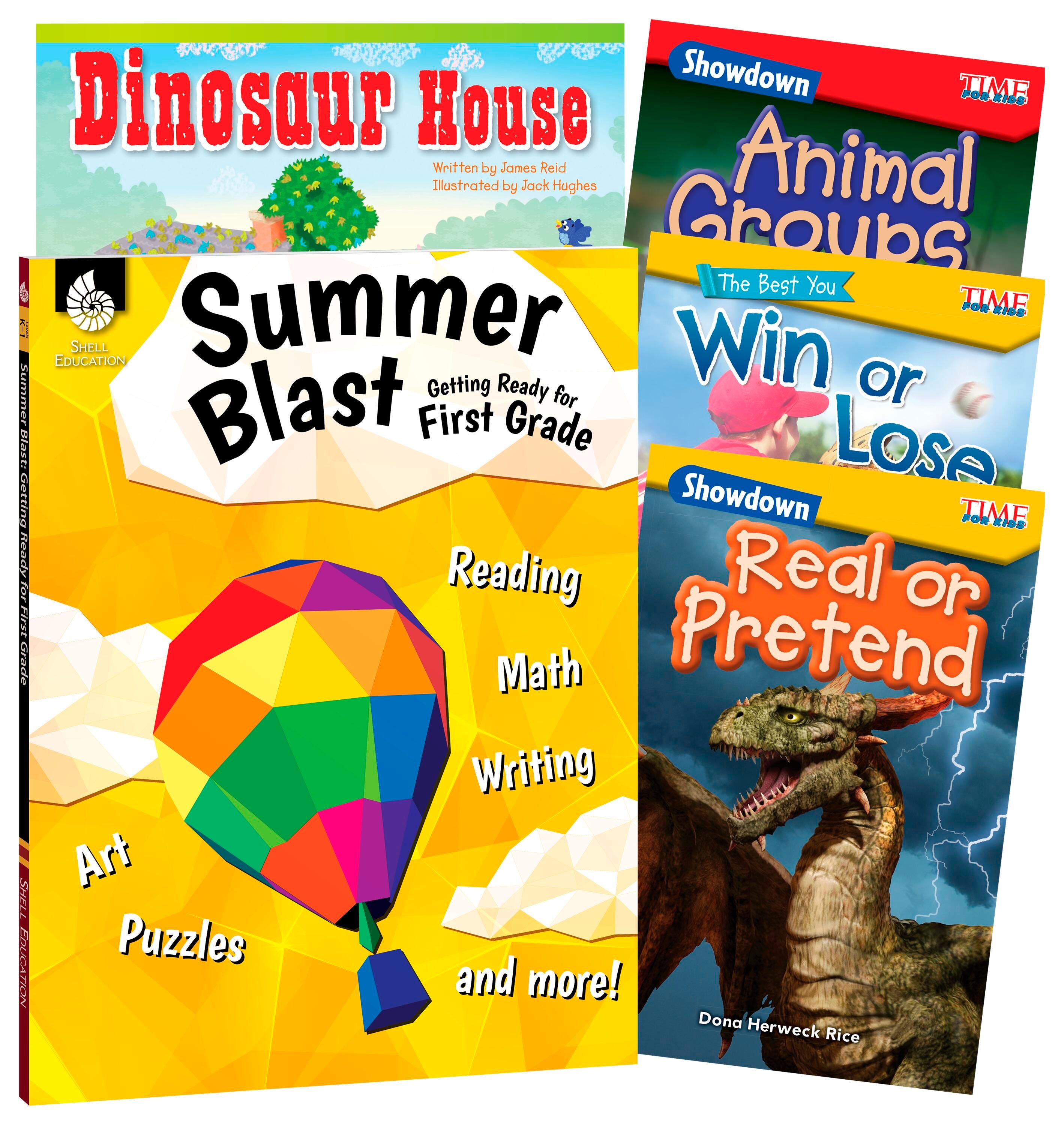 BOOKS - LEARN-AT-HOME - SUMMER READING BUNDLE GRADE 1 - 5-BOOK SET