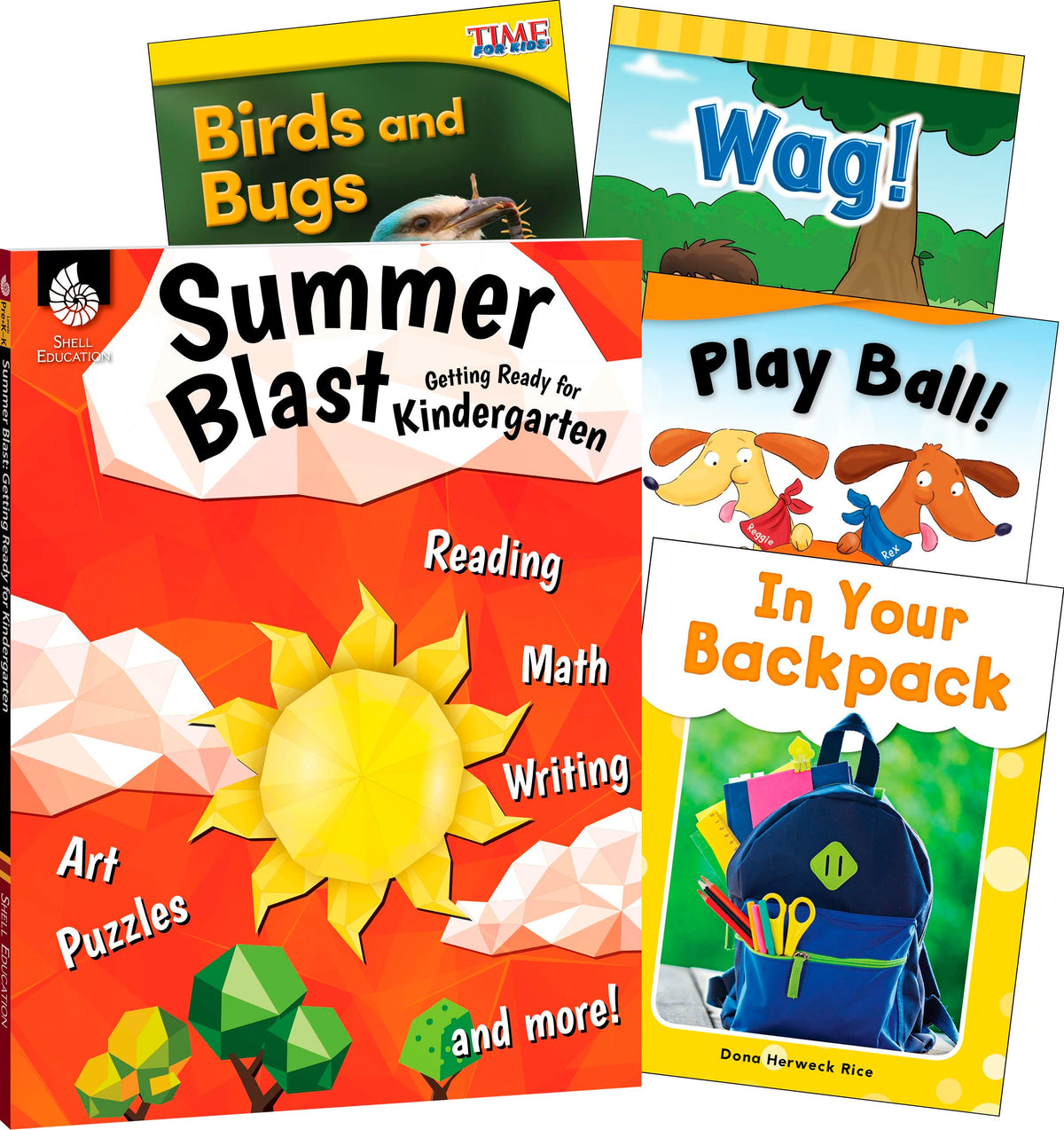 BOOKS - LEARN-AT-HOME - SUMMER READING BUNDLE GRADE K - 5-BOOK SET