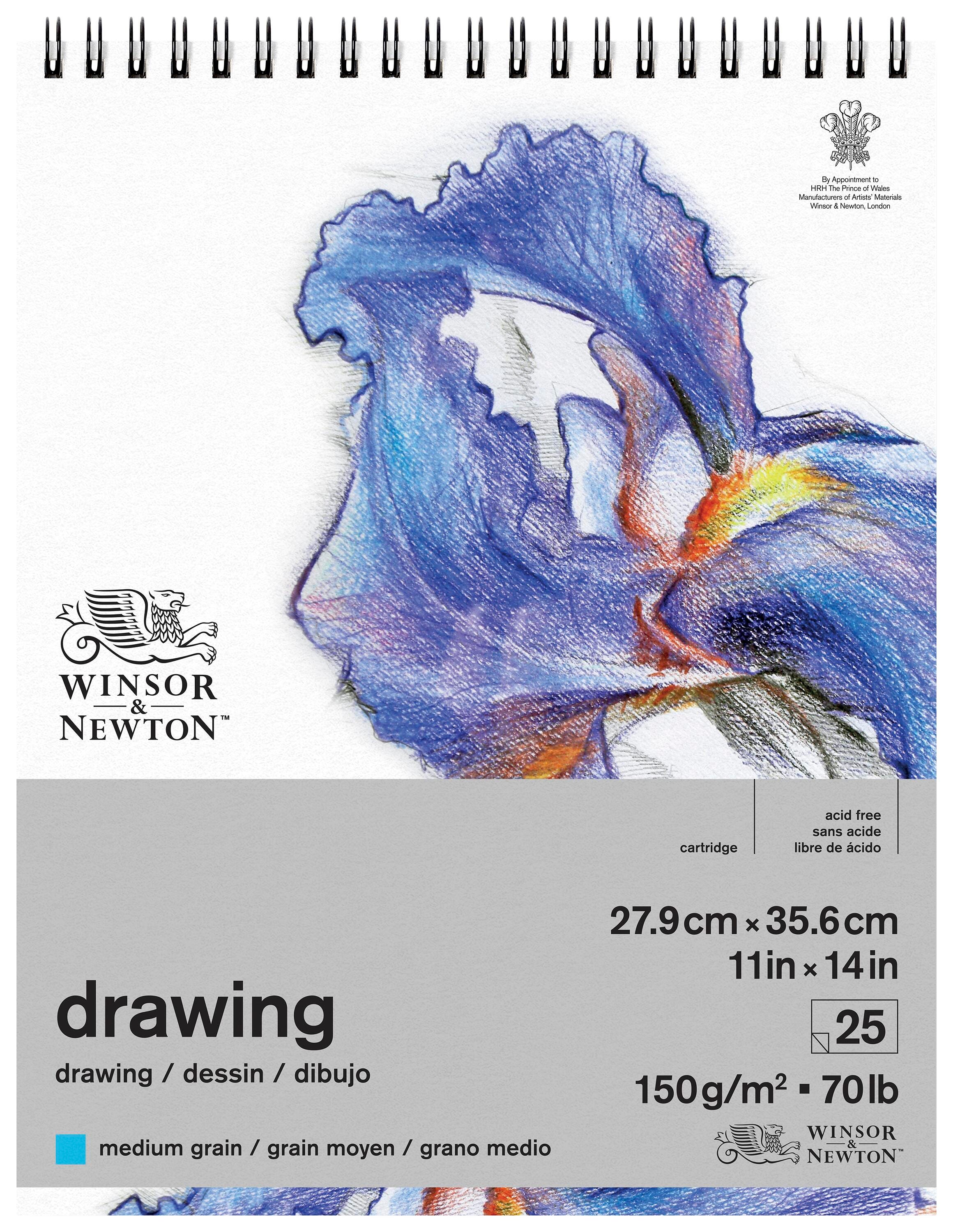 PAD  DRAWING W AND N WHT 11X14 IN 70 LB 25 SHTS