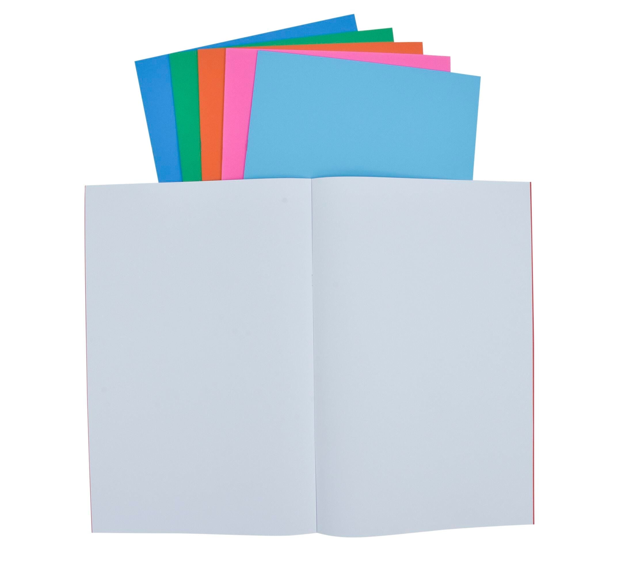 BOOK BLANK 11X17 IN ASSORTED COLORS 6 SHTS PK OF 6