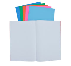 BOOK BLANK 11X17 IN ASSORTED COLORS 6 SHTS PK OF 6
