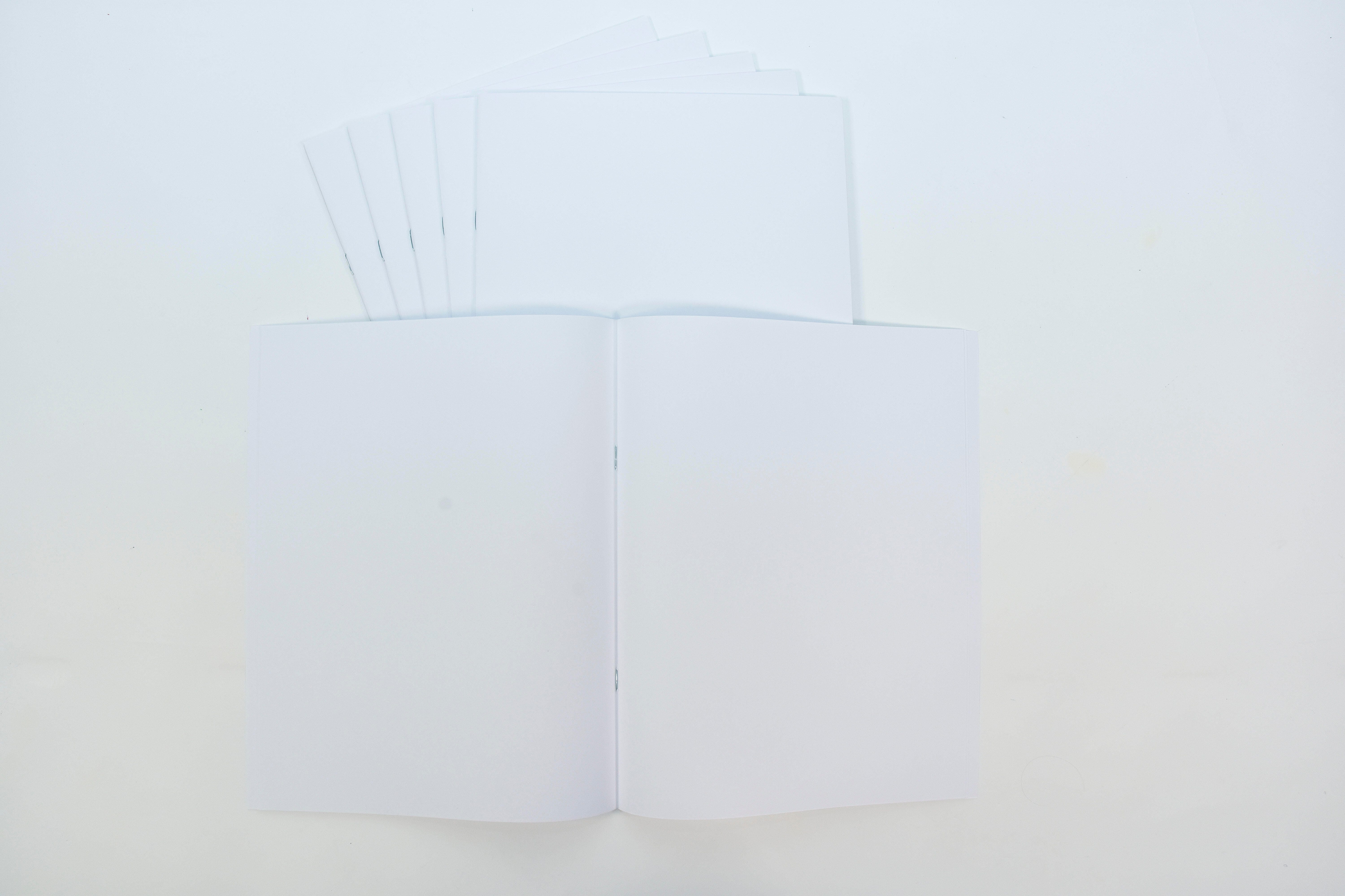 BOOK BLANK 8.5X11 IN WHITE 12 SHTS PACK OF 6