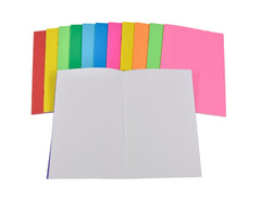 BOOK BLANK 5.5X8.5 IN ASSORTED COLORS 16 SHTS PACK OF 12