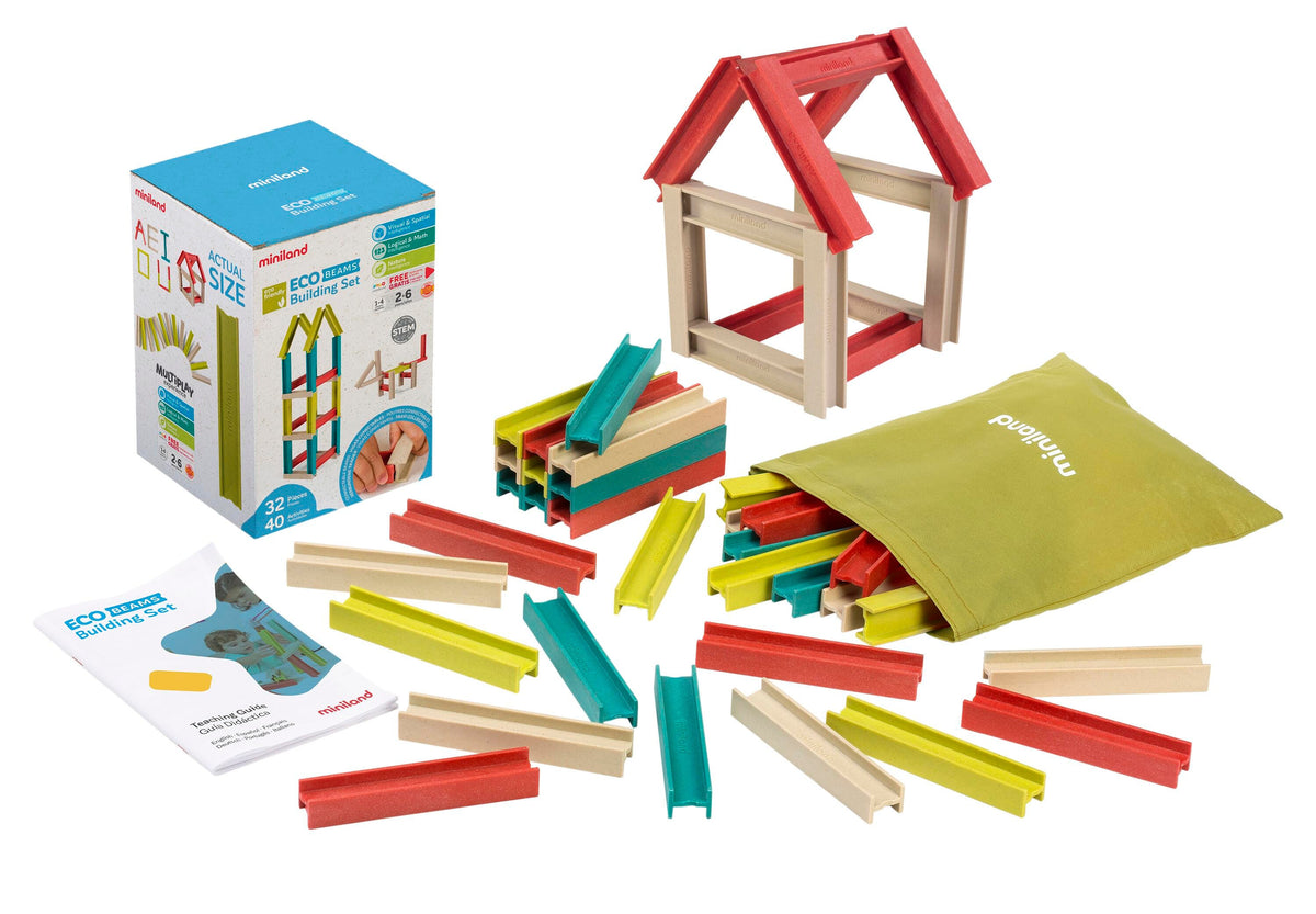 ECO BEAMS BUILDING SET-32PC