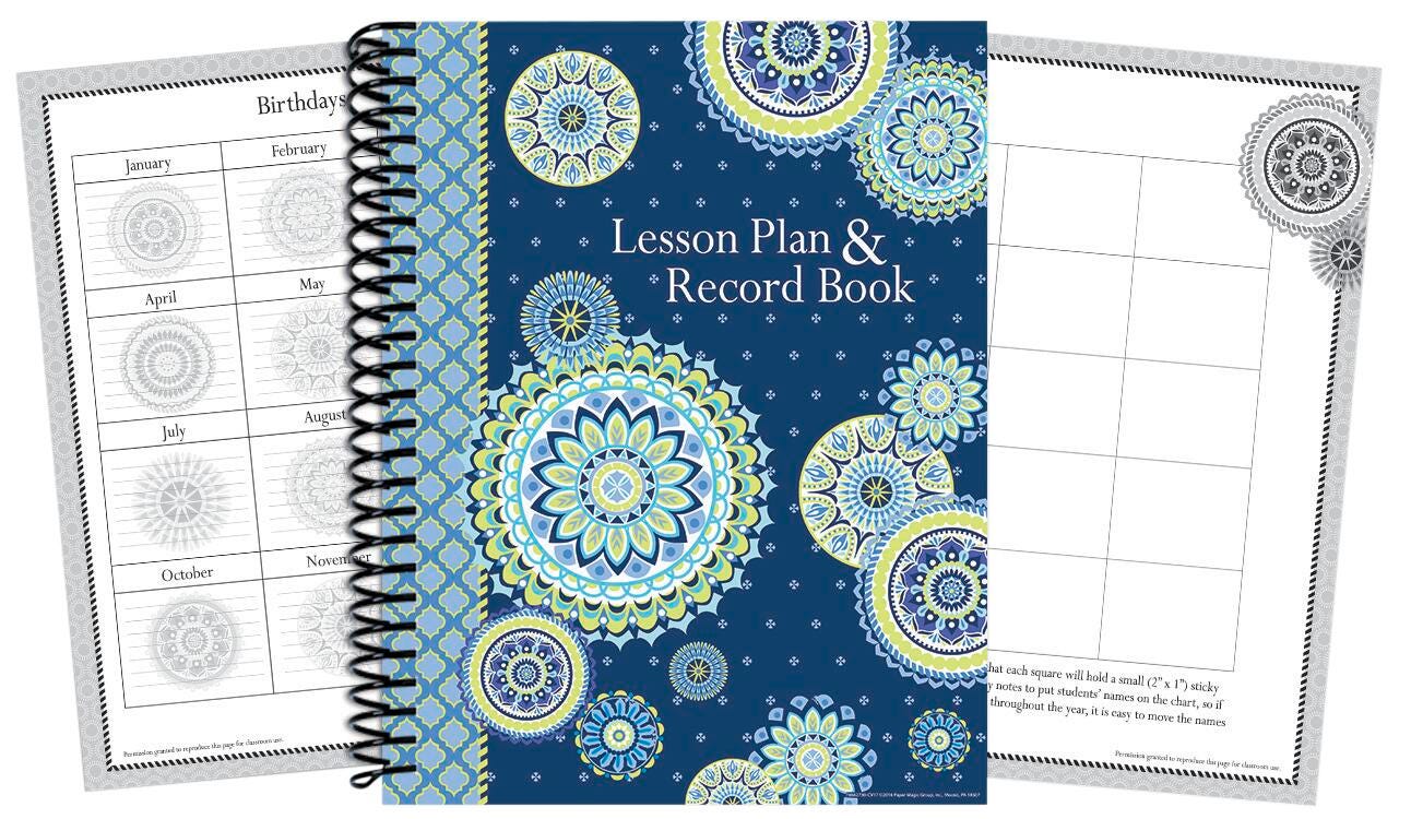 LESSON PLAN AND REC BK BL HRMNY 8-1/2 X 11