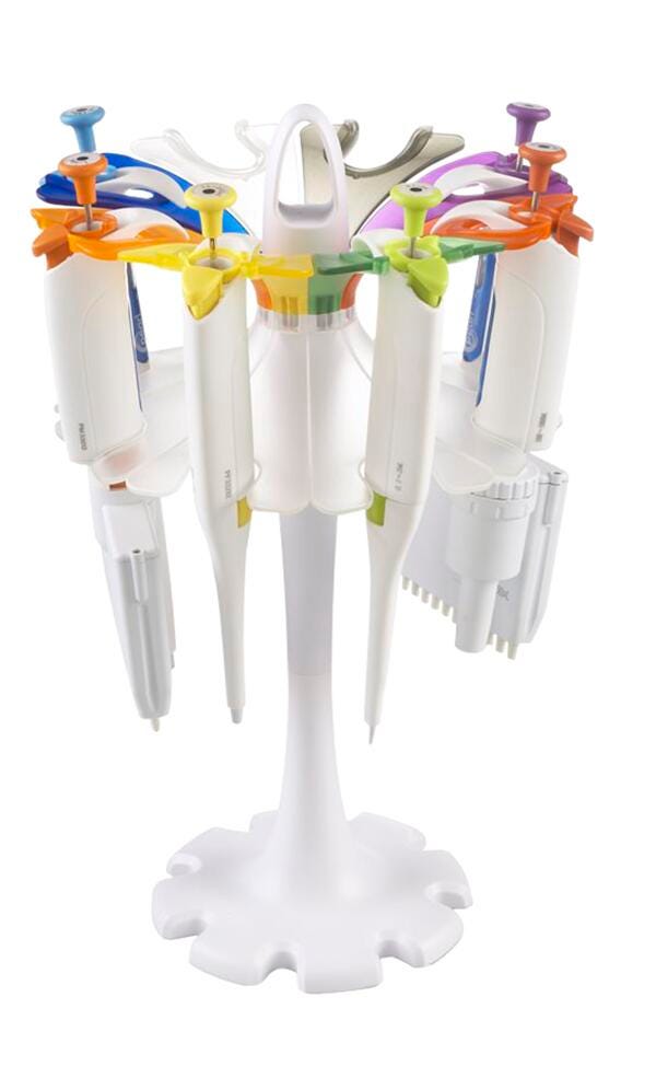 UNIVERSAL CAROUSEL PIPETTE STAND BLUE/GREEN