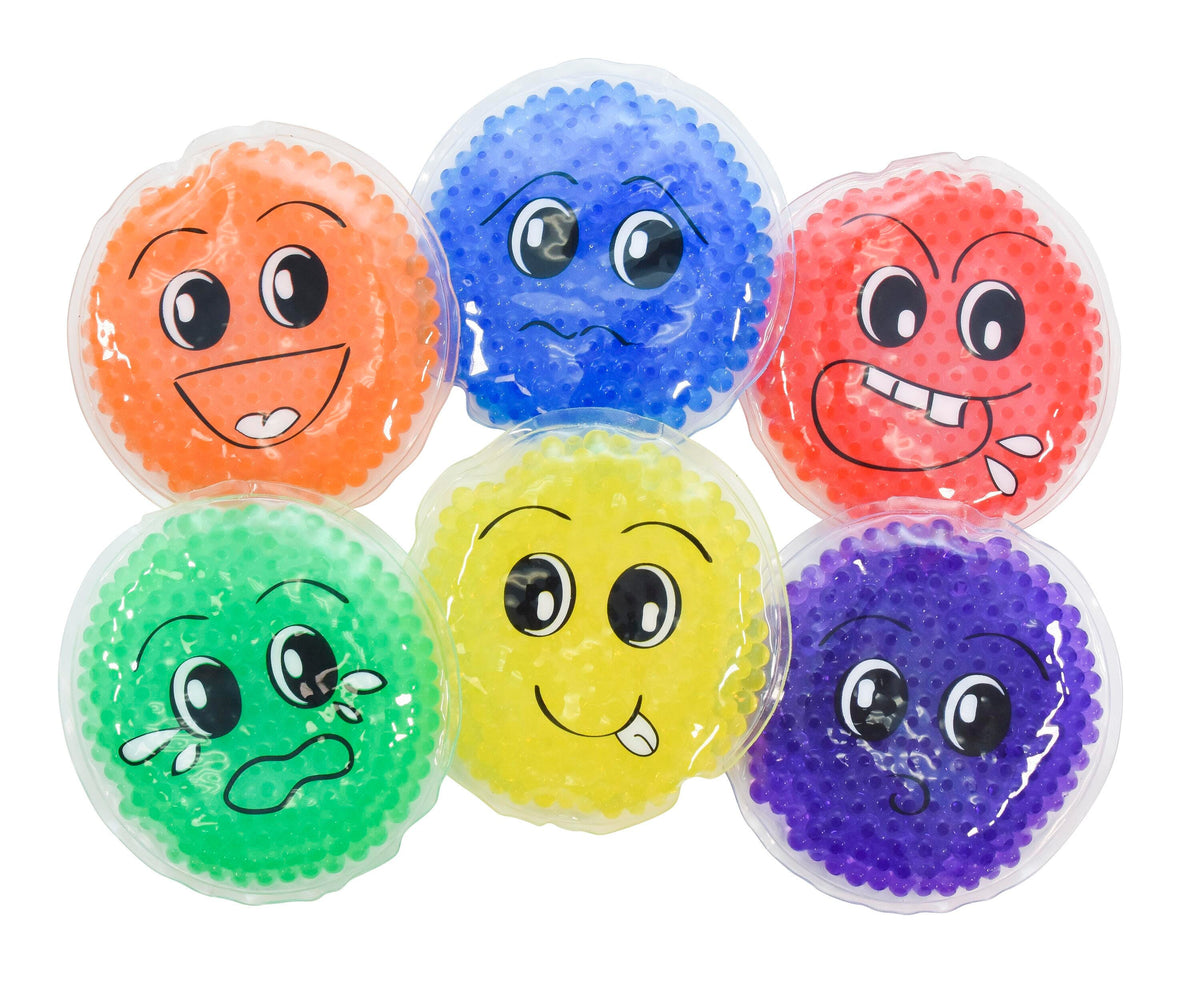 ABILITATIONS GEL BEAD EMOTION SENSORY FIDGET BAGS