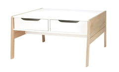 WOODEN ART AND ACTIVITY TABLE WITH BINS