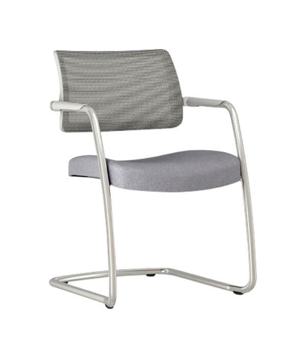 CHAIR - AFFORDABLE INTERIOR SYSTEMS - DEVENS SIDE CHAIR - 22-1/2 X 23 X 32-1/2 IN - GRAY COLOR