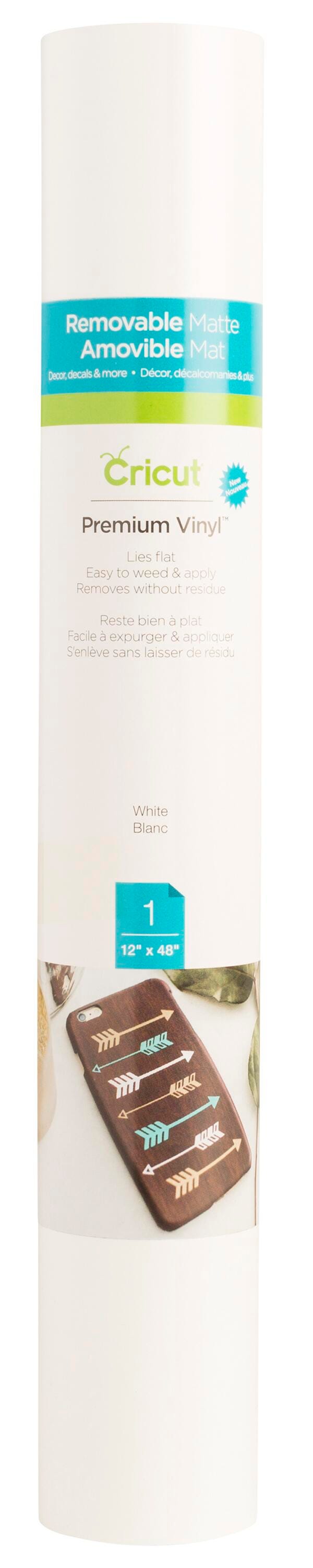 VINYL ADHESIVE CRICUT 12X48 IN WHITE