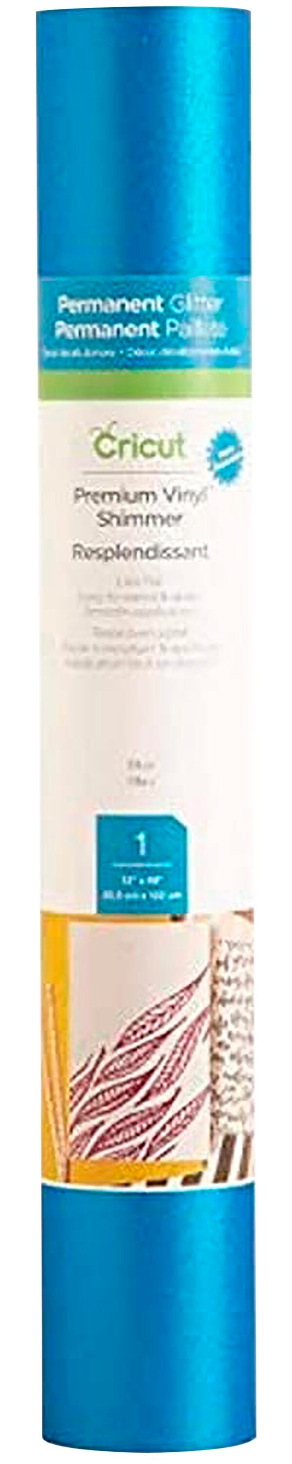 VINYL ADHESIVE CRICUT 12X48 IN SHIMMER LT BLUE