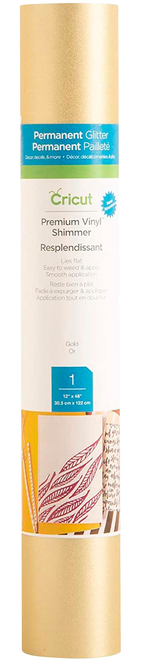 VINYL ADHESIVE CRICUT 12X48 IN SHIMMER GOLD