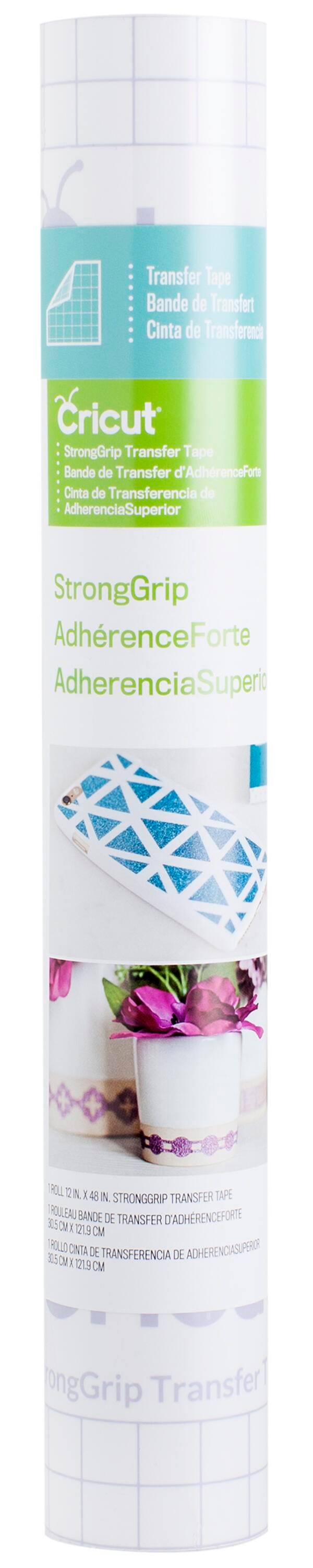 TAPE TRANSFER CRICUT VINYL 12X48 IN STRONG GRIP CLEAR