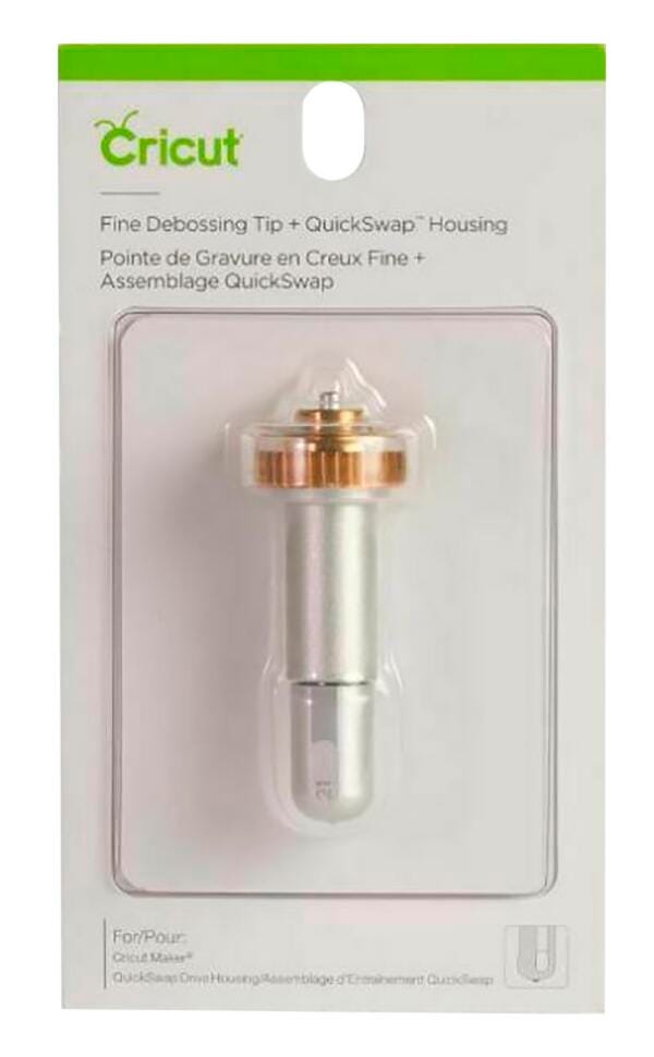 CRICUT DEBOSSING TIP AND QUICKSWAP HOUSING