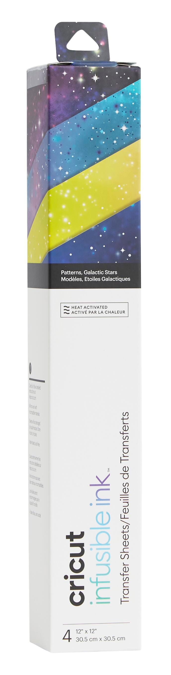 INFUSIBLE INK TRANSFER 12X12 IN GALACTIC STARS 4 SHTS