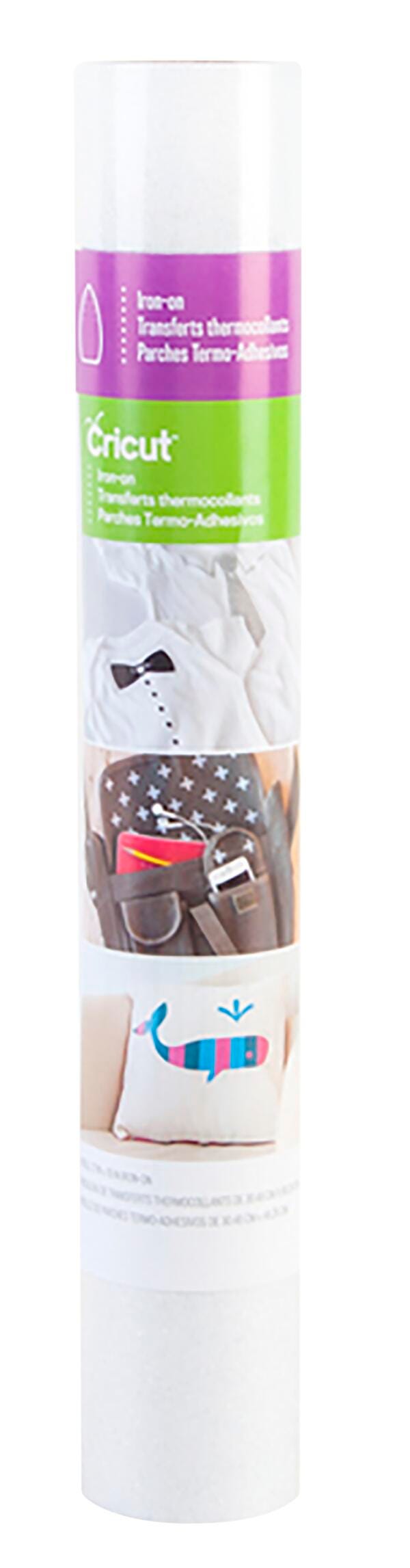 VINYL IRON ON EVERYDAY CRICUT 12X19 IN WHITE GLITTER