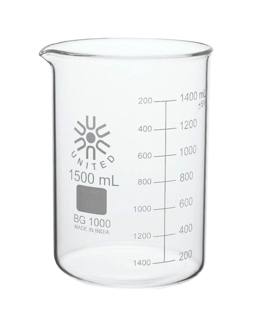 BEAKER PP STRAIGHT WALL GRADUATED 1010