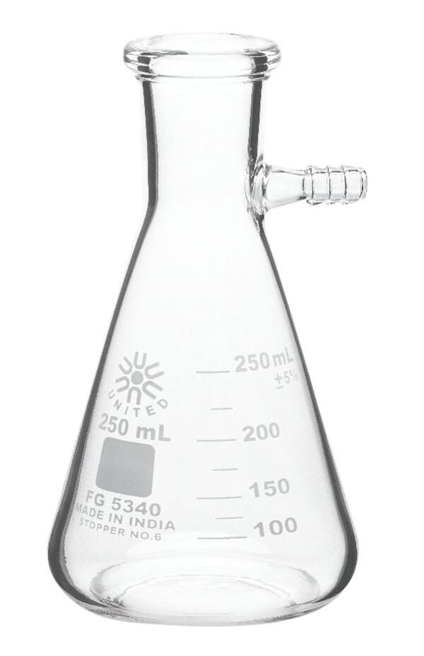 FILTERING FLASK BOROSILICATE GLASS 250ML