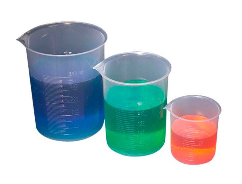 BEAKER PP STRAIGHT WALL GRADUATED 1034