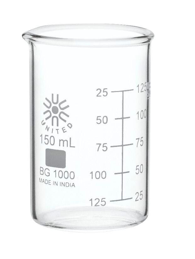 BEAKER PP STRAIGHT WALL GRADUATED 1009