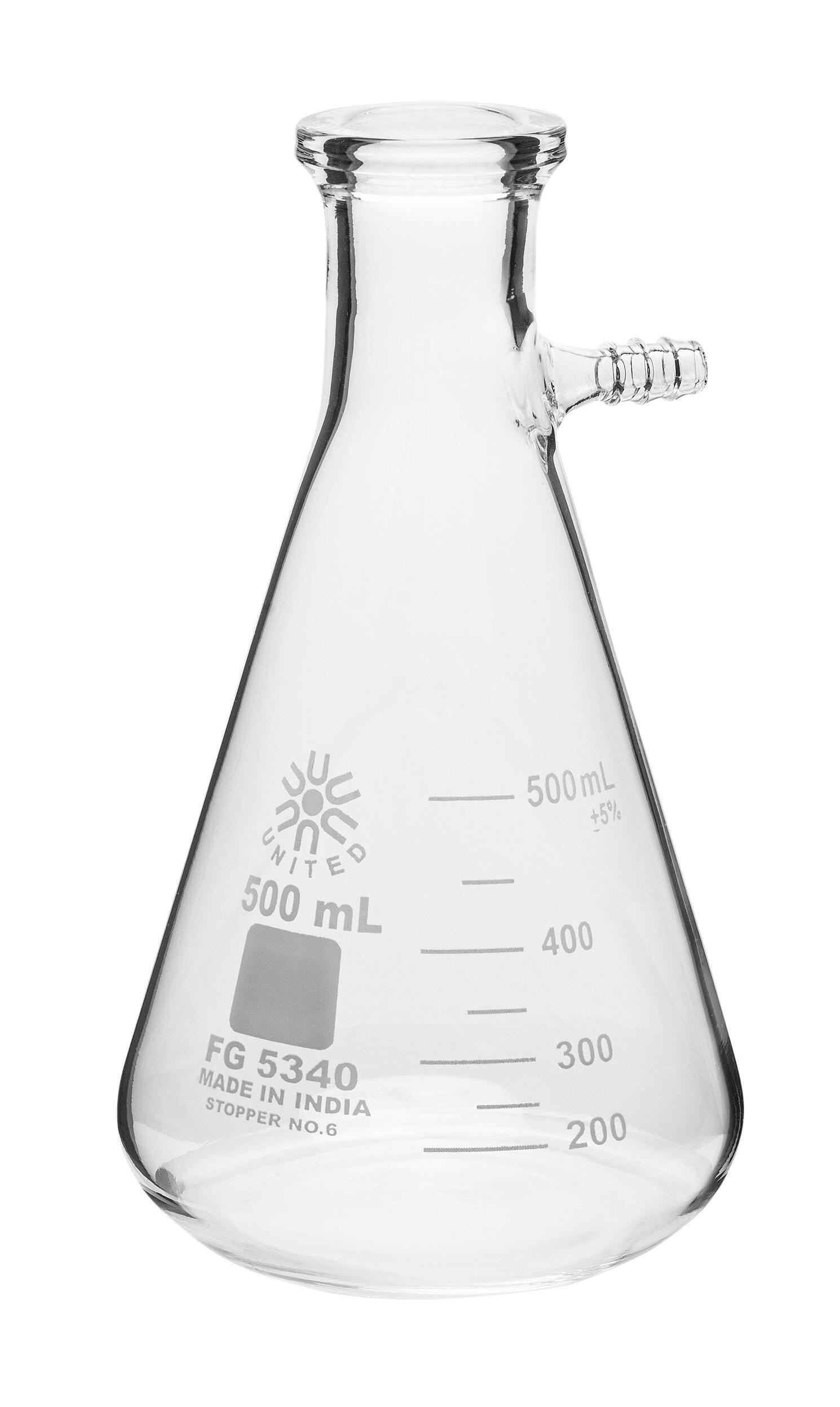 FILTERING FLASK BOROSILICATE GLASS 500ML