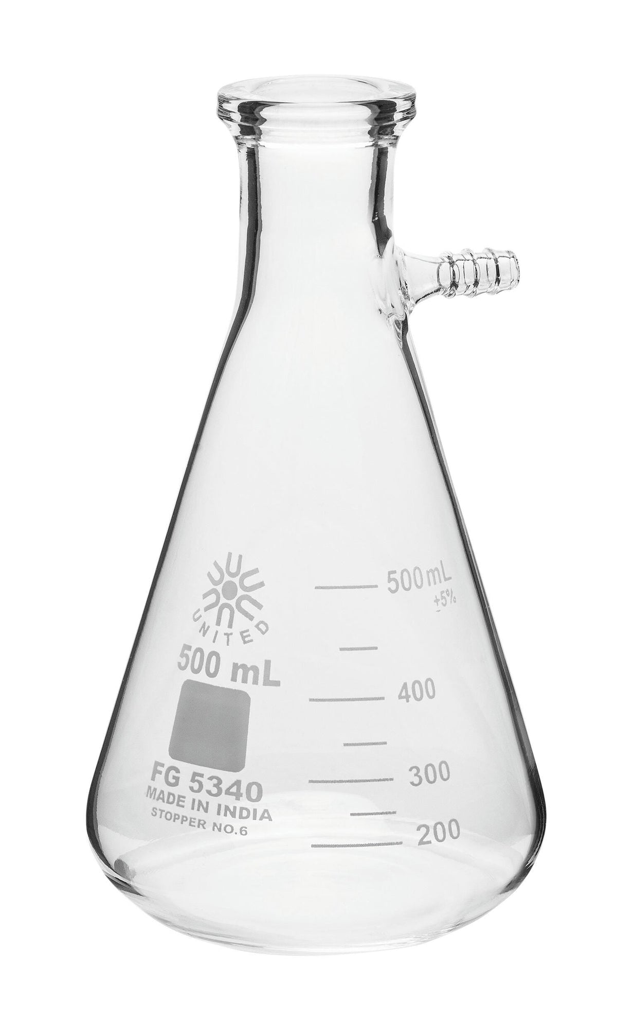 FILTERING FLASK BOROSILICATE GLASS 500ML