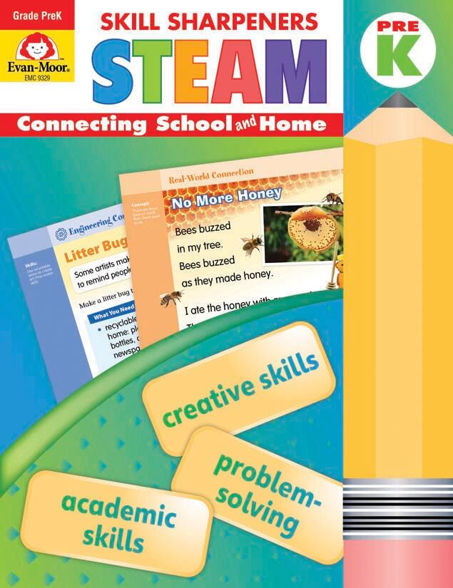WORKBOOK - SKILL SHARPENERS STEAM GRADE PREK