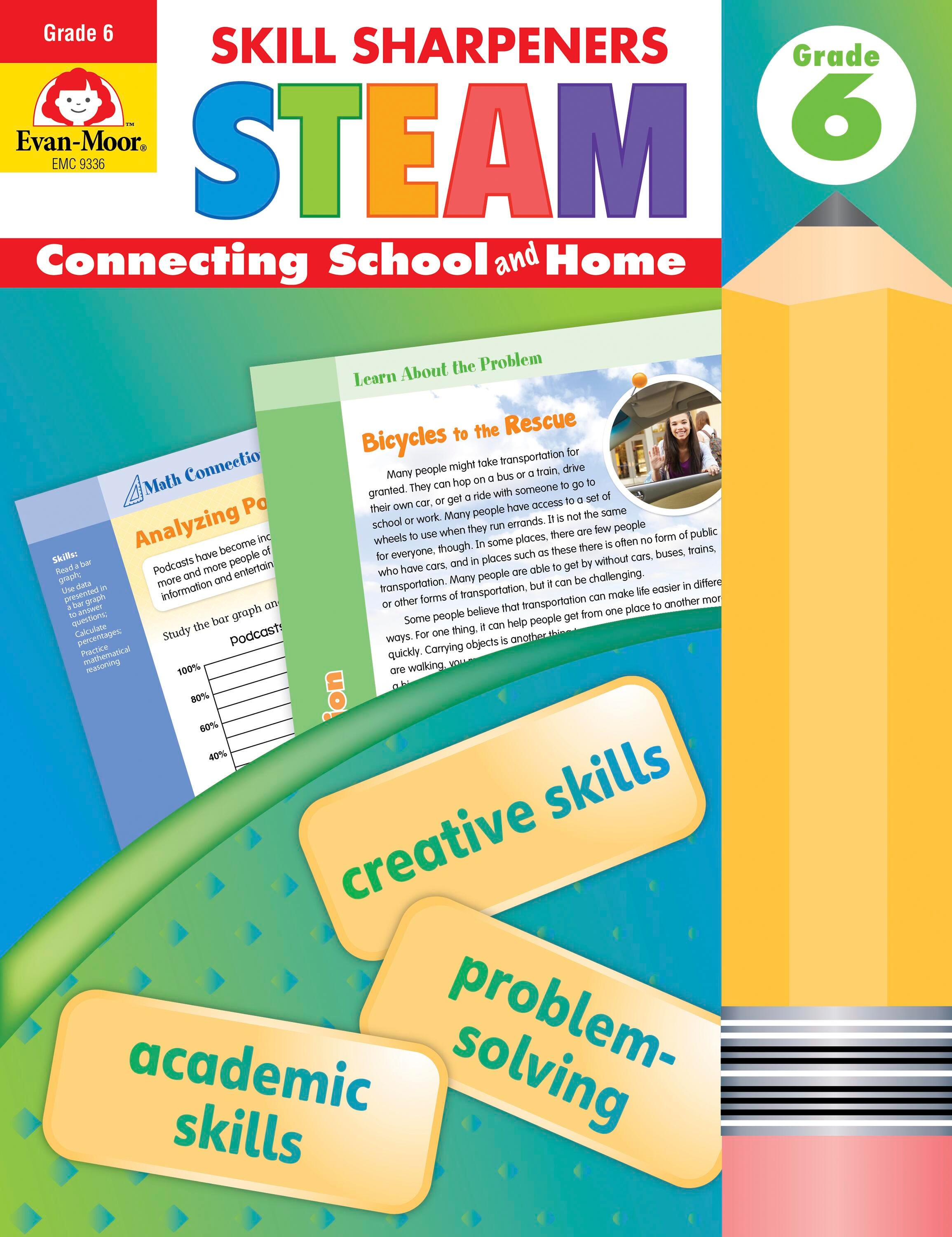 WORKBOOK - SKILL SHARPENERS STEAM GRADE 6
