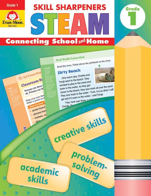WORKBOOK - SKILL SHARPENERS STEAM GRADE 1