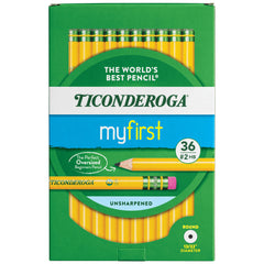 PENCIL MY 1ST WITH ERASER TICONDEROGA PACK OF 36