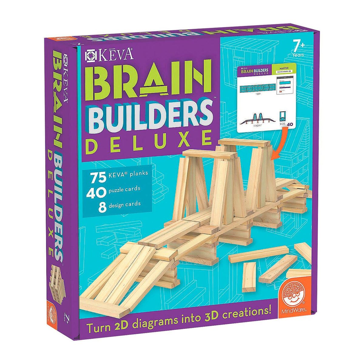 KEVA BRAIN BUILDERS DELUXE