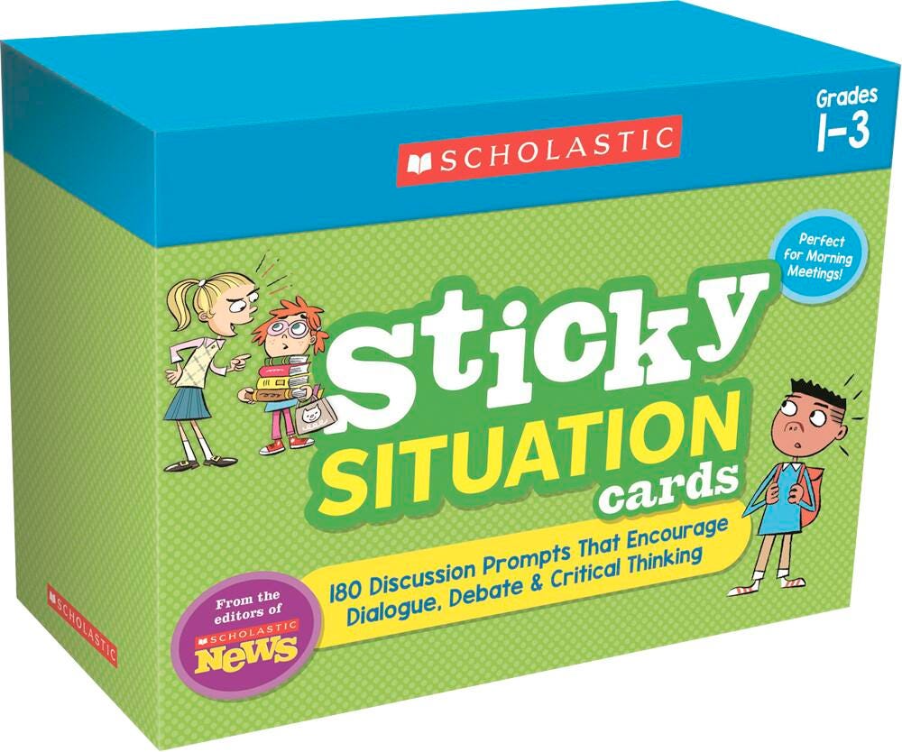 CARDS STICKY SITUATION GRADES 1-3