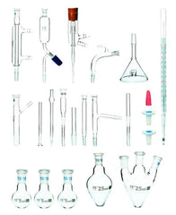 ORGANIC CHEMISTRY GLASSWARE SET 22 PCS