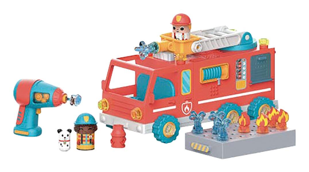 DESIGN AND DRILL BOLT BUDDIES FIRE TRUCK