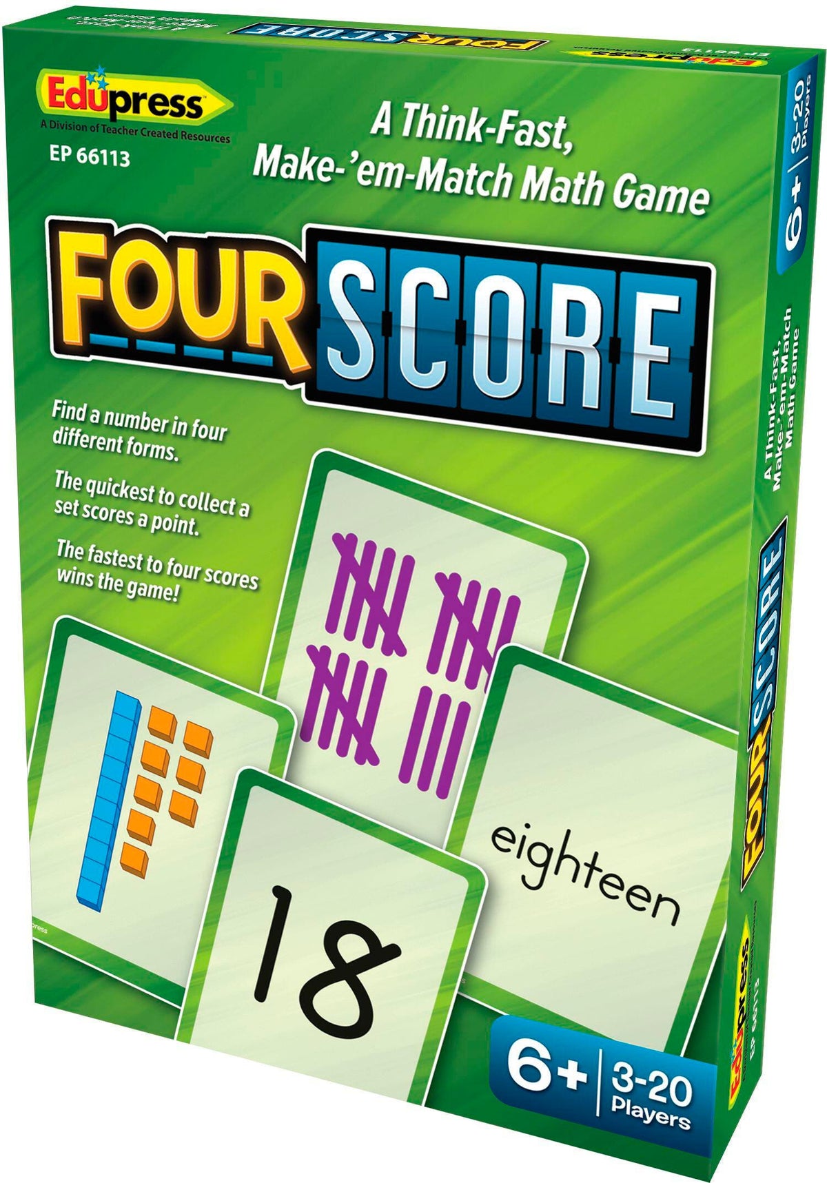 GAME CARD FOUR SCORE