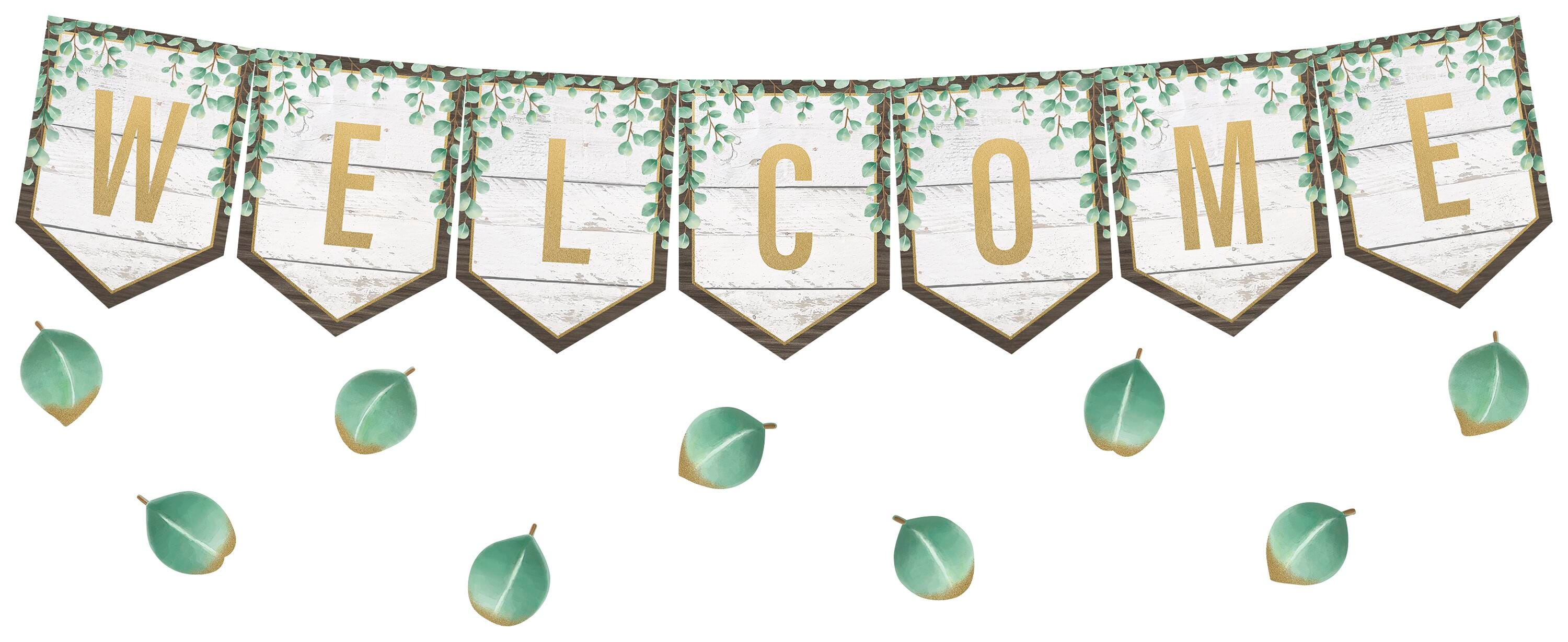 EUCALYPTUS WELCOME BULLETIN BOARD SET