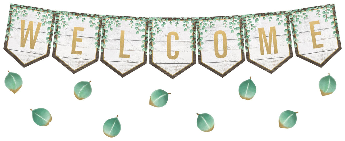 EUCALYPTUS WELCOME BULLETIN BOARD SET