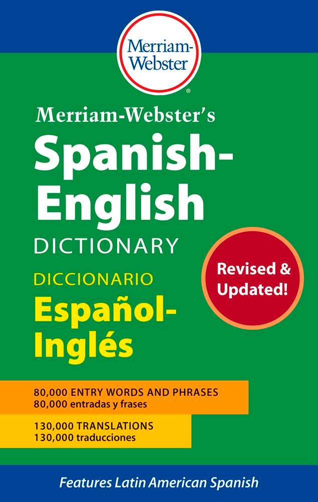 DICTIONARY HARDCOVER SPANISH-ENGLISH