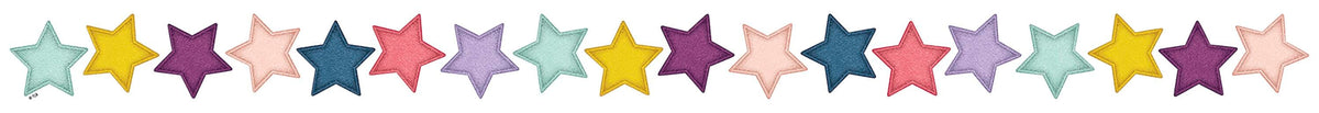 OH HAPPY DAY STARS DIE-CUT BORDER TRIM