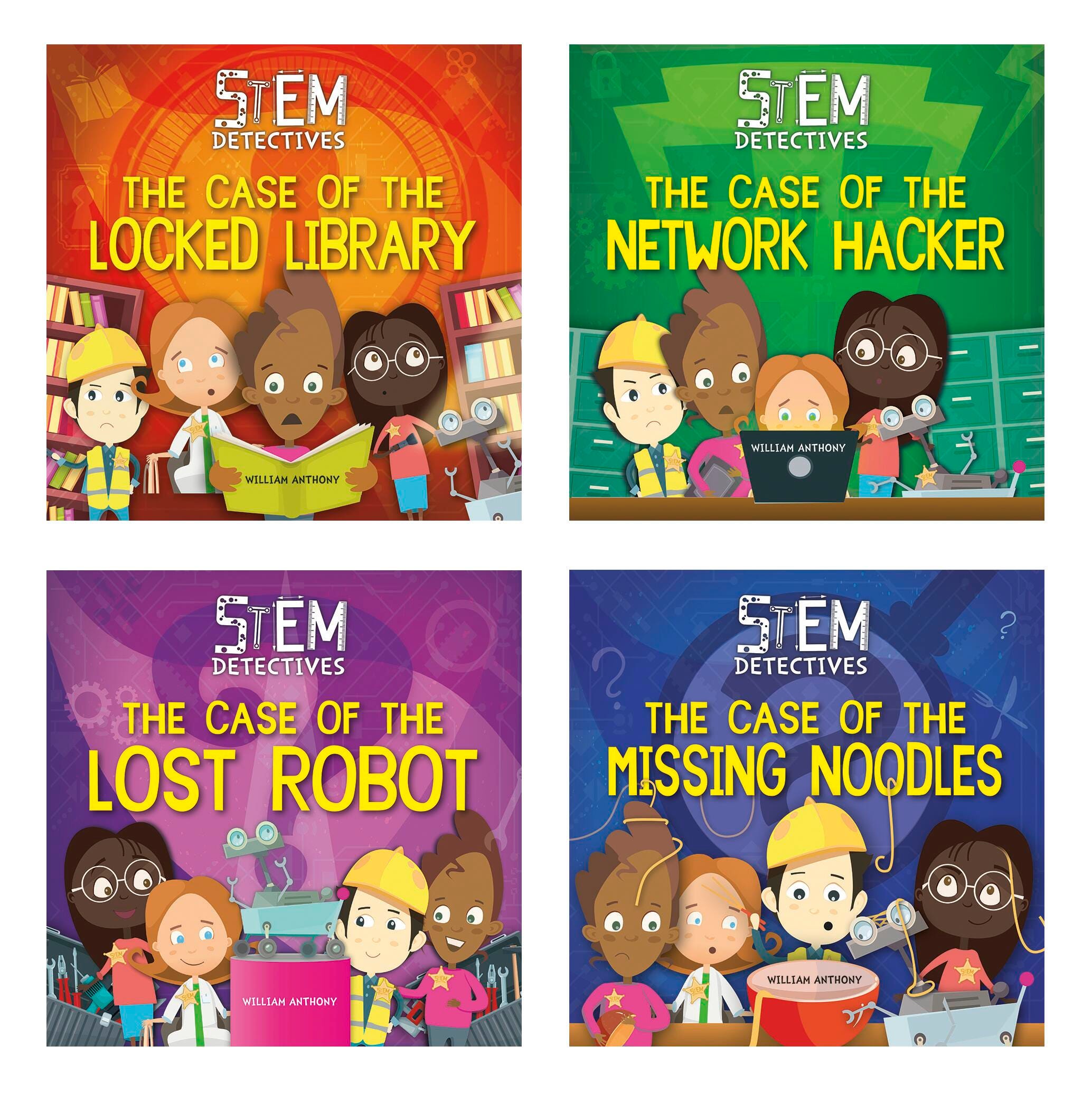BOOKS STEM DETECTIVES SET OF 4