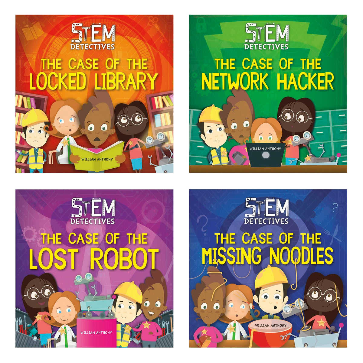 BOOKS STEM DETECTIVES SET OF 4