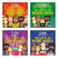 BOOKS STEM DETECTIVES SET OF 4