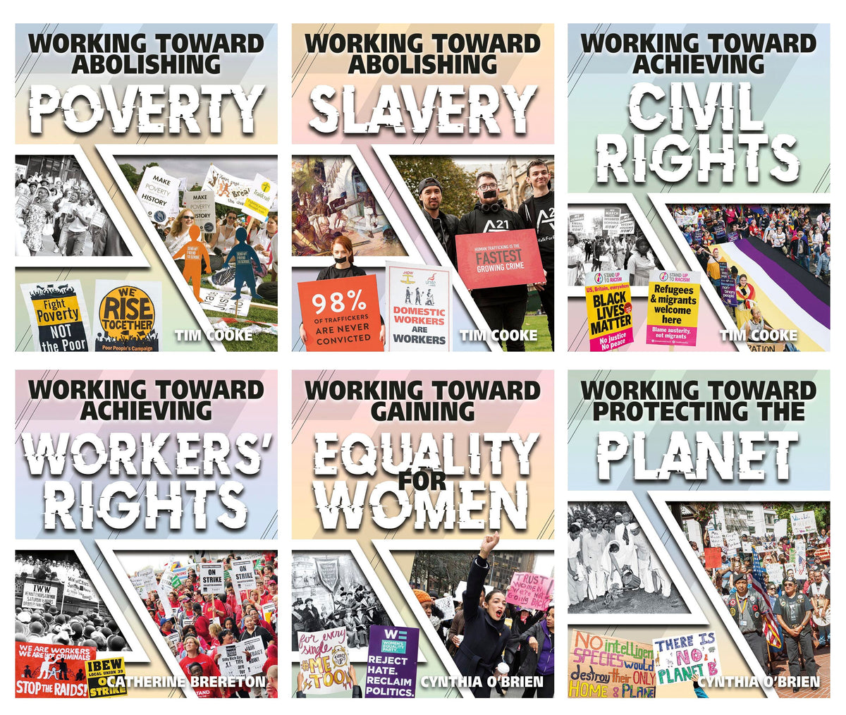 BOOKS ACHIEVING SOCIAL CHANGE SET OF 6